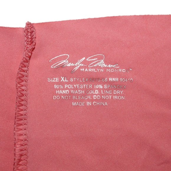 Marilyn Monroe Intimates Boyshort Panty X-Large Solid Soft Pink NWOT - Picture 3 of 4